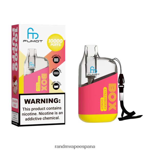 RandM Disposable Vape | hielo de uva Fumot Original RandM Tornado Box Dispositivo vapeador con control de flujo de aire 10000 1 ud. RRBBN889