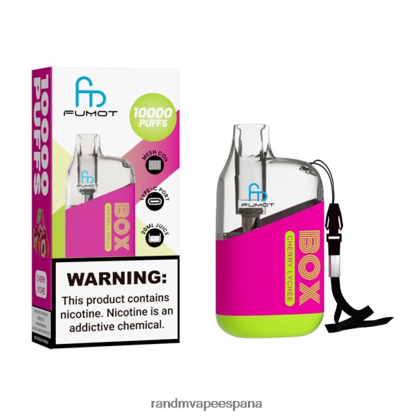 RandM Disposable Vape | hielo de uva Fumot Original RandM Tornado Box Dispositivo vapeador con control de flujo de aire 10000 1 ud. RRBBN889