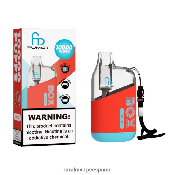 RandM Tornado España | menta de tabaco Fumot Original RandM Tornado Box Dispositivo vapeador con control de flujo de aire 10000 1 ud. RRBBN8101