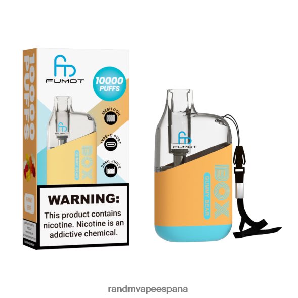 RandM Tornado España | menta de tabaco Fumot Original RandM Tornado Box Dispositivo vapeador con control de flujo de aire 10000 1 ud. RRBBN8101