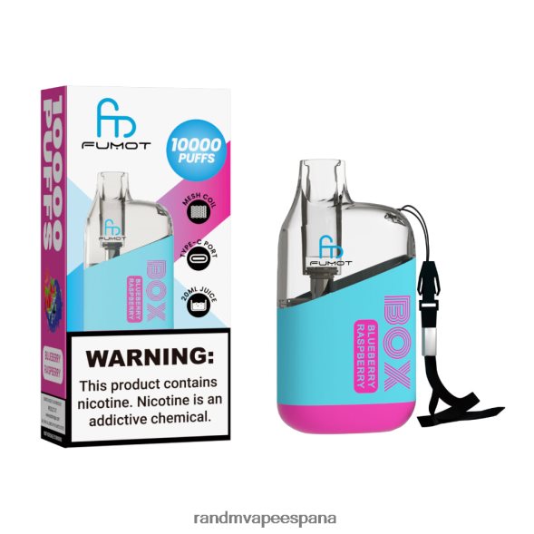 RandM Tornado Sabores | hielo exuberante Fumot Original RandM Tornado Box Dispositivo vapeador con control de flujo de aire 10000 1 ud. RRBBN886