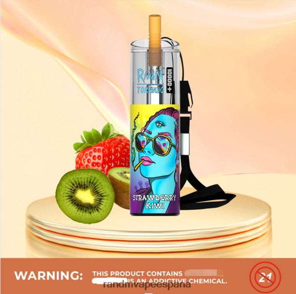 RandM Vape España | chicle de arándanos RandM Tornado Dispositivo vapeador con control de flujo de aire 10000 plus 1 ud. RRBBN882