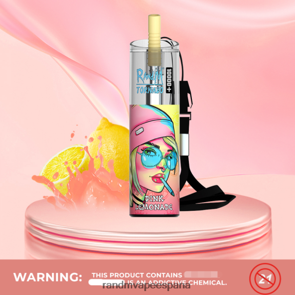 RandM Vape España | chicle de arándanos RandM Tornado Dispositivo vapeador con control de flujo de aire 10000 plus 1 ud. RRBBN882