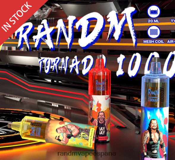 RandM Tornado Barcelona | hielo de arándanos RandM Tornado Dispositivo vapeador con control de flujo de aire 10000 1 ud. RRBBN8104