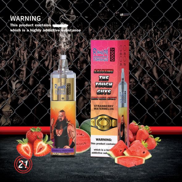 RandM Vape España | limonada de sandia RandM Tornado Dispositivo vapeador con control de flujo de aire 10000 1 ud. RRBBN8112