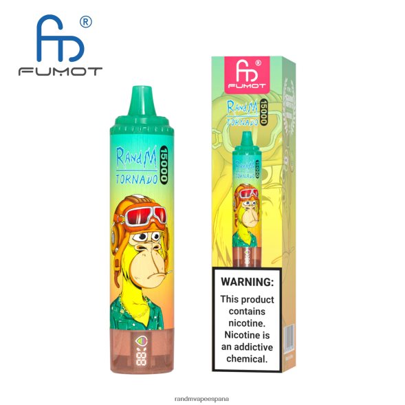 Fumot RandM Vape | cola de cereza Fumot RandM Tornado Dispositivo vape 15000 con batería y pantalla ejuice versión 3 RRBBN850