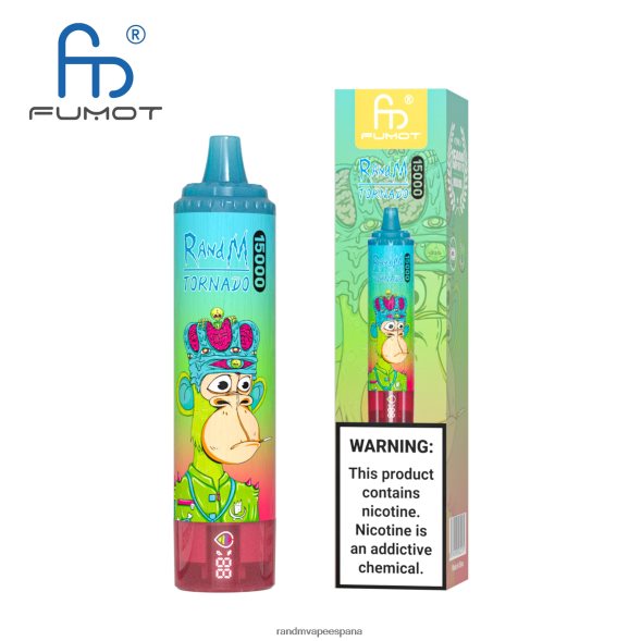 Fumot RandM Vape | cola de cereza Fumot RandM Tornado Dispositivo vape 15000 con batería y pantalla ejuice versión 3 RRBBN850