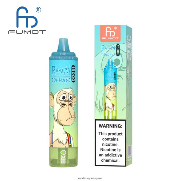 Fumot RandM Vape | cola de cereza Fumot RandM Tornado Dispositivo vape 15000 con batería y pantalla ejuice versión 3 RRBBN850