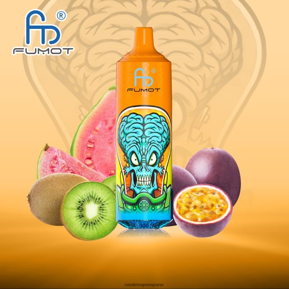 Fumot RandM Vape | kiwi maracuyá guayaba Fumot RandM Tornado Dispositivo vape 9000 pro con batería y pantalla ejuice versión 1 RRBBN8190