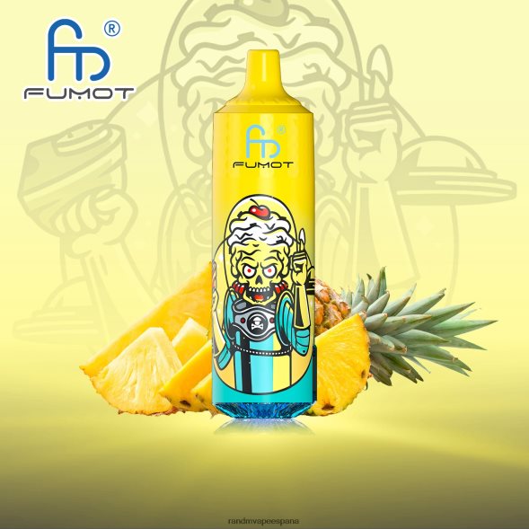 RandM Tornado Barcelona | piña Fumot RandM Tornado Dispositivo vape 9000 pro con batería y pantalla ejuice versión 1 RRBBN8194