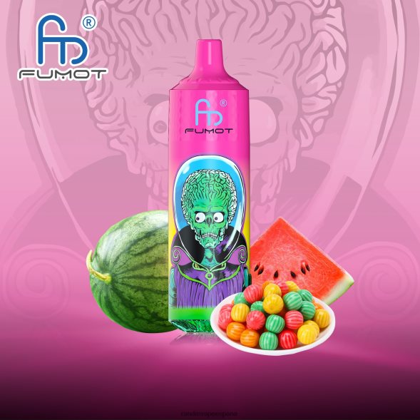 RandM Vape España | chicle de sandía Fumot RandM Tornado Dispositivo vape 9000 pro con batería y pantalla ejuice versión 1 RRBBN8202