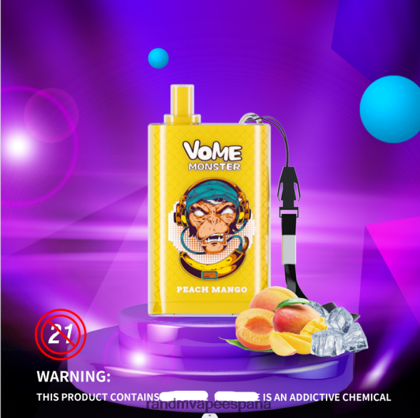 RandM Vapes For Sale | hielo exuberante RandM Vome Monster Dispositivo vape pod con control de flujo de aire 10000 1 pieza RRBBN8277