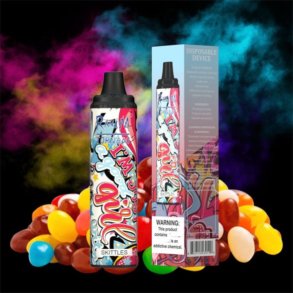 Fumot RandM Vape | ron piña colada RandM Tornado Dispositivo vape pod con control de flujo de aire 6000 1 pieza RRBBN8280