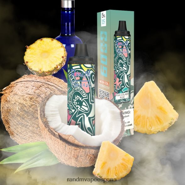 RandM Tornado Sabores | fusión de frutas RandM Tornado Dispositivo vape pod con control de flujo de aire 6000 1 pieza RRBBN8286