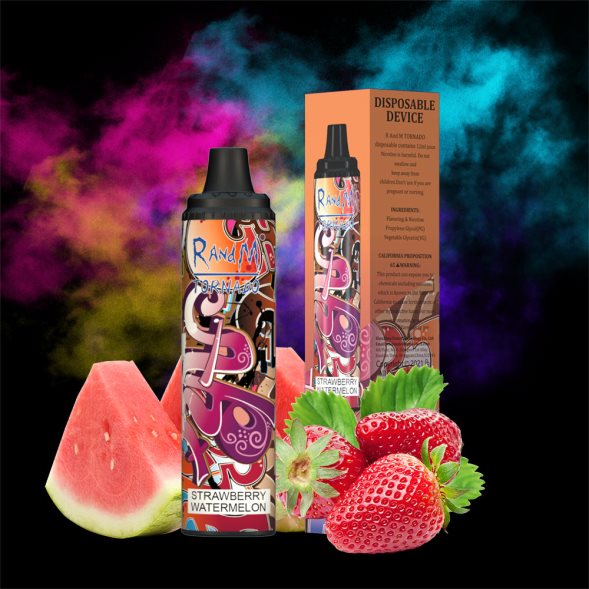 RandM Tornado Sabores | fusión de frutas RandM Tornado Dispositivo vape pod con control de flujo de aire 6000 1 pieza RRBBN8286