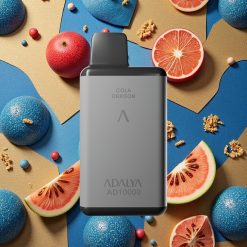 Adalya AD 10000 Puffs Vape Desechable Melón Azul Gris Espacial USB-C