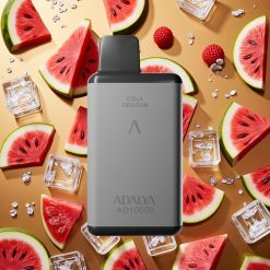 Adalya AD 10000 Puffs Vaporizador Desechable Sandía Helada Gris Espacial USB-C