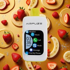 AirFuze Smart 30000 Puffs Pod Desechable Fresa Plátano Pantalla Táctil