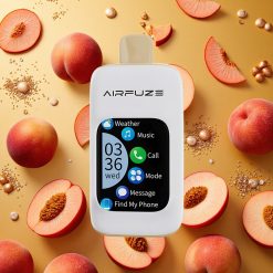 AirFuze Smart Pro 40000 Puffs Vape Melocotón Jugoso Integración Smartphone