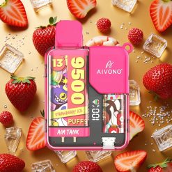 Aivono Aim Tank 9500 Puffs Fresa Hielo 18ml LCD