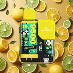 Aivono Aim Tank 9500 Puffs Limón Menta 18ml 650mAh