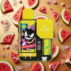 Aivono Aim Tank 9500 Puffs Sandía Chicle LCD 18ml