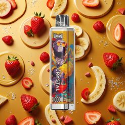 UWIN Crystal 10000 Puffs Fresa Plátano RGB 18ml