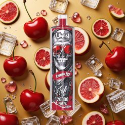 Uwin Shisha Hookah Crystal 20000 Puffs Cereza Hielo 0% 2% 3% 5% Nicotina