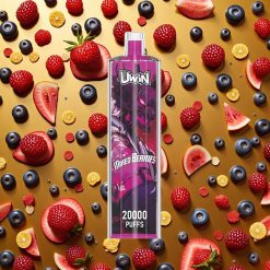 Uwin Shisha Hookah Crystal 20000 Puffs Frutas Mixtas 0% 2% 3% 5% Nicotina Mesh Coil