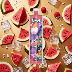 Uwin Shisha Hookah Crystal 20000 Puffs Sandía Helada 0% 2% 3% 5% Nicotina