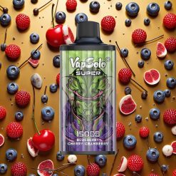 Vapsolo Super 15000 Puffs Arándano Cereza Azulillo 40ml Tipo-C