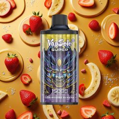 Vapsolo Super 15000 Puffs Fresa Plátano 40ml 20/50mg/ml Nicotina