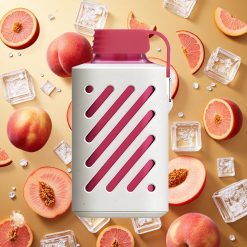 VOZOL GEAR 10000 Melocotón Helado 20ml Capacidad de Líquido