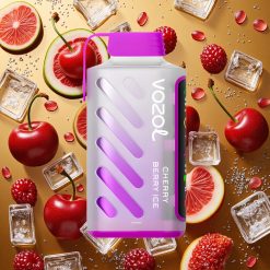 VOZOL Gear Power 20000 Puffs Cereza Baya Hielo Dual Mesh Coil Pantalla Completa