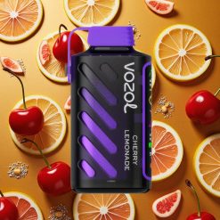 VOZOL Gear Power 20000 Puffs Cereza Limonada Dual Mesh Coil Pantalla Completa