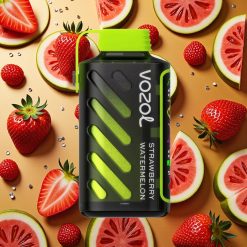 VOZOL Gear Power 20000 Puffs Fresa Sandía Dual Mesh Coil Pantalla Completa