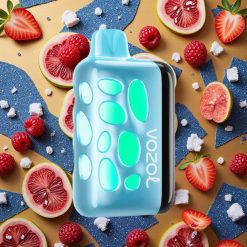 VOZOL RAVE 40000 Desechable Azul Frambuesa Hielo con Carga Rápida 80% en 20 Min