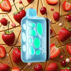 VOZOL RAVE 40000 Desechable Cereza Fresa Diseño Vibrante 270°