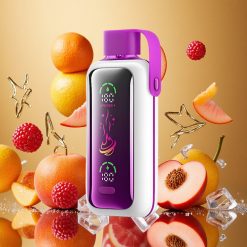 VOZOL Star 20000 Puffs Durazno Hielo Pantalla HD 2.2" Dual Malla