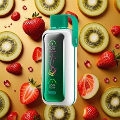 VOZOL Star 20000 Puffs Fresa Kiwi Pantalla HD 2.2" Malla Dual