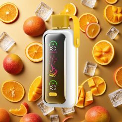 VOZOL Star 20000 Puffs Mango Hielo con Pantalla HD 2.2" y Doble Malla