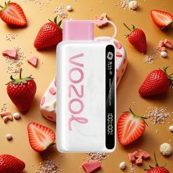 VOZOL STAR 9000/12000 Vape Desechable Fresa Crema con Carga Rápida 30%